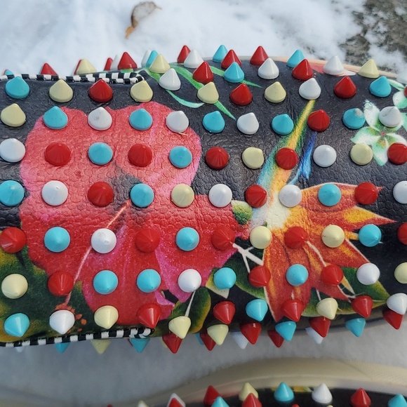 Christian Louboutin Roller Boat Leather Low Trainers Size 8 - Picture 3 of 16